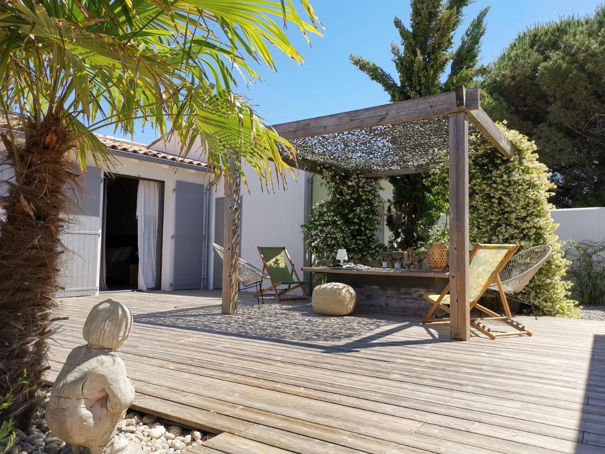 Derriere La Plage : Suite, Patio Et Pergola เลอบัวส์-ปลาจ-อ็อง-เร ภายนอก รูปภาพ